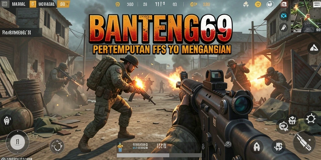Gameplay BANTENG69 yang mendebarkan di medan perang FPS.