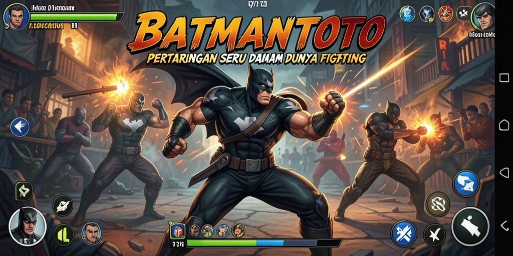 Gameplay seru BATMANTOTO dengan pertarungan yang menegangkan.