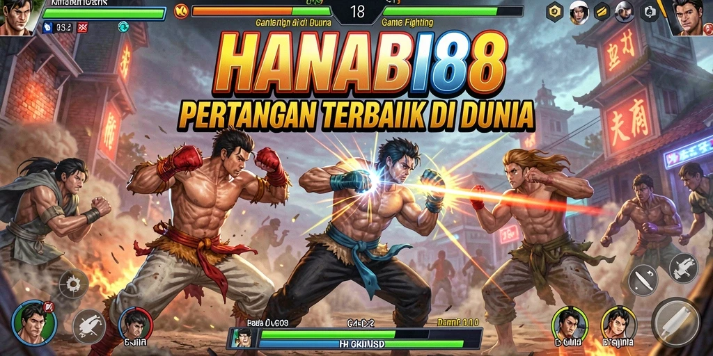 Gameplay pertarungan seru di HANABI88 dengan grafis memukau.