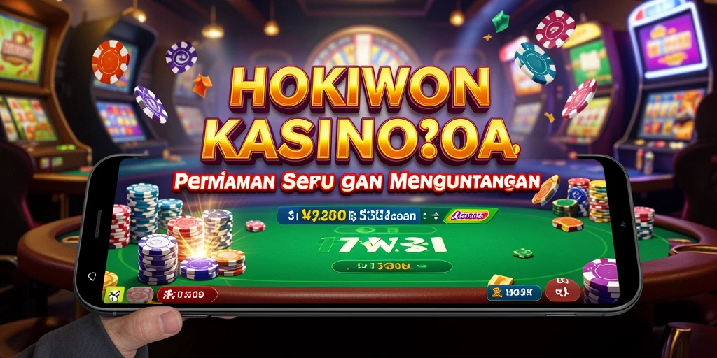 Tampilan menarik dari HOKIWON dengan gameplay kasino yang mengasyikkan.