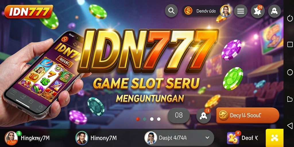 Screenshot gameplay yang menarik dari permainan Slot IDN777.