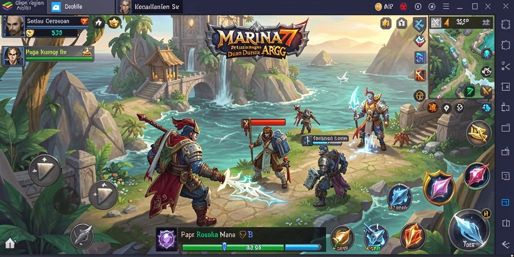 Gameplay seru di dunia petualangan ARPG MARINA77.