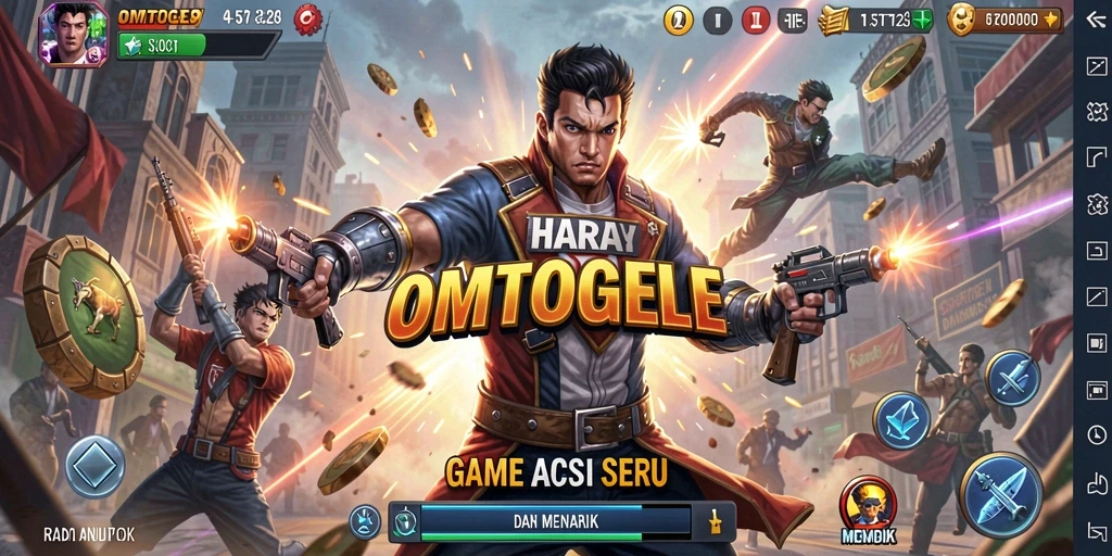 Tampilan menarik dari gameplay seru OMTOGEL dengan aksi mendebarkan.